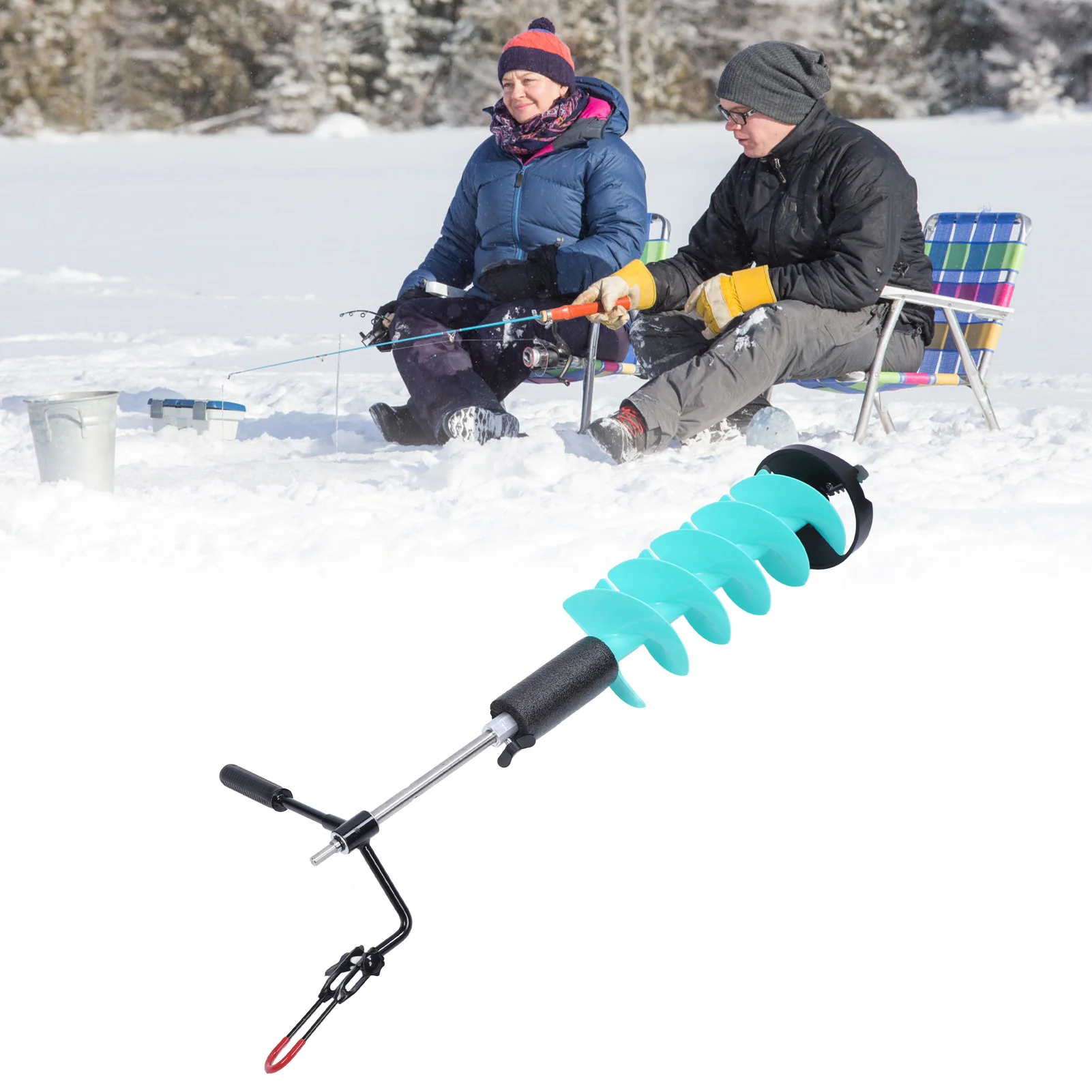 Electric Ice Auger Kit, 8in Ic - Fishing Rod Ice ulasan dan harga