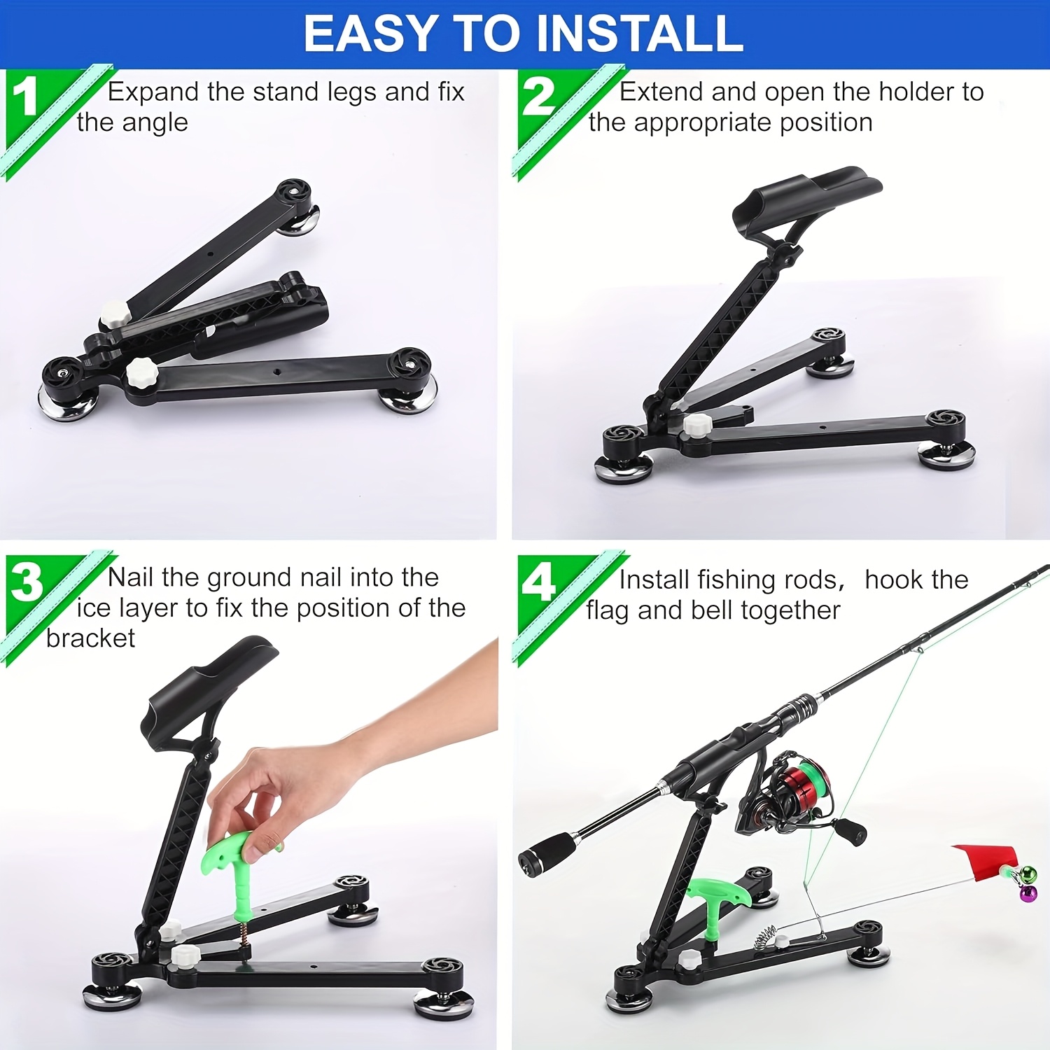 Ice Fishing Rod Holder Foldabl - Fishing Rod Ice ulasan dan harga