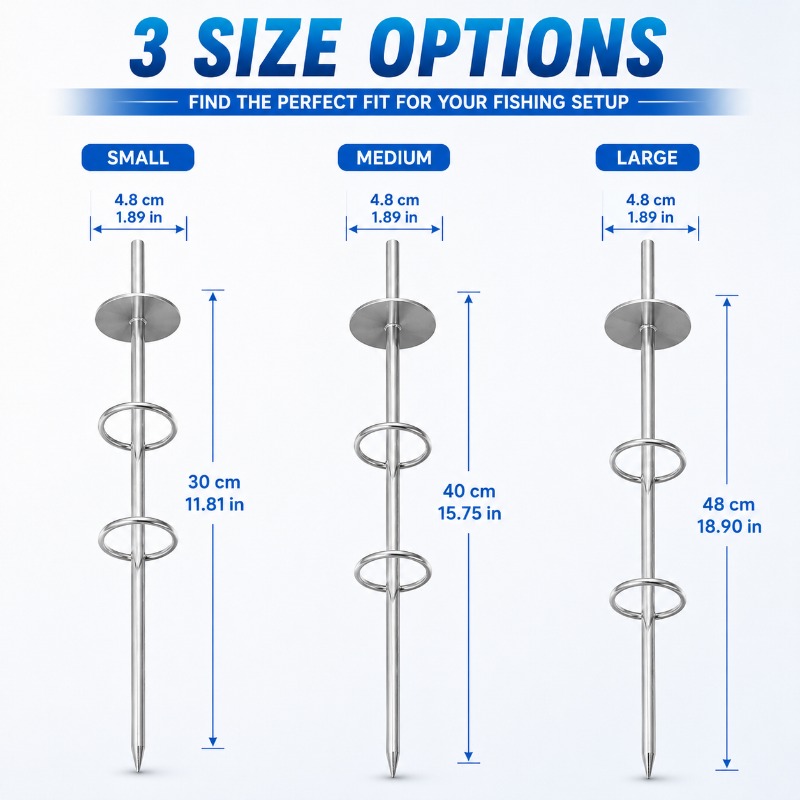 Double Ring Fishing Rod Holder - Fishing Rod Surf ulasan dan harga