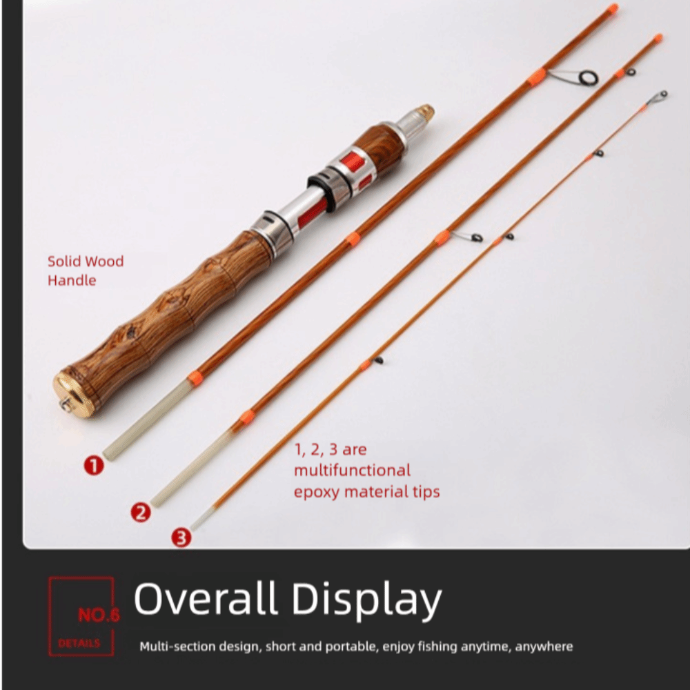 4 Sections Spinning Fishing Ro - Fishing Rod Ice ulasan dan harga