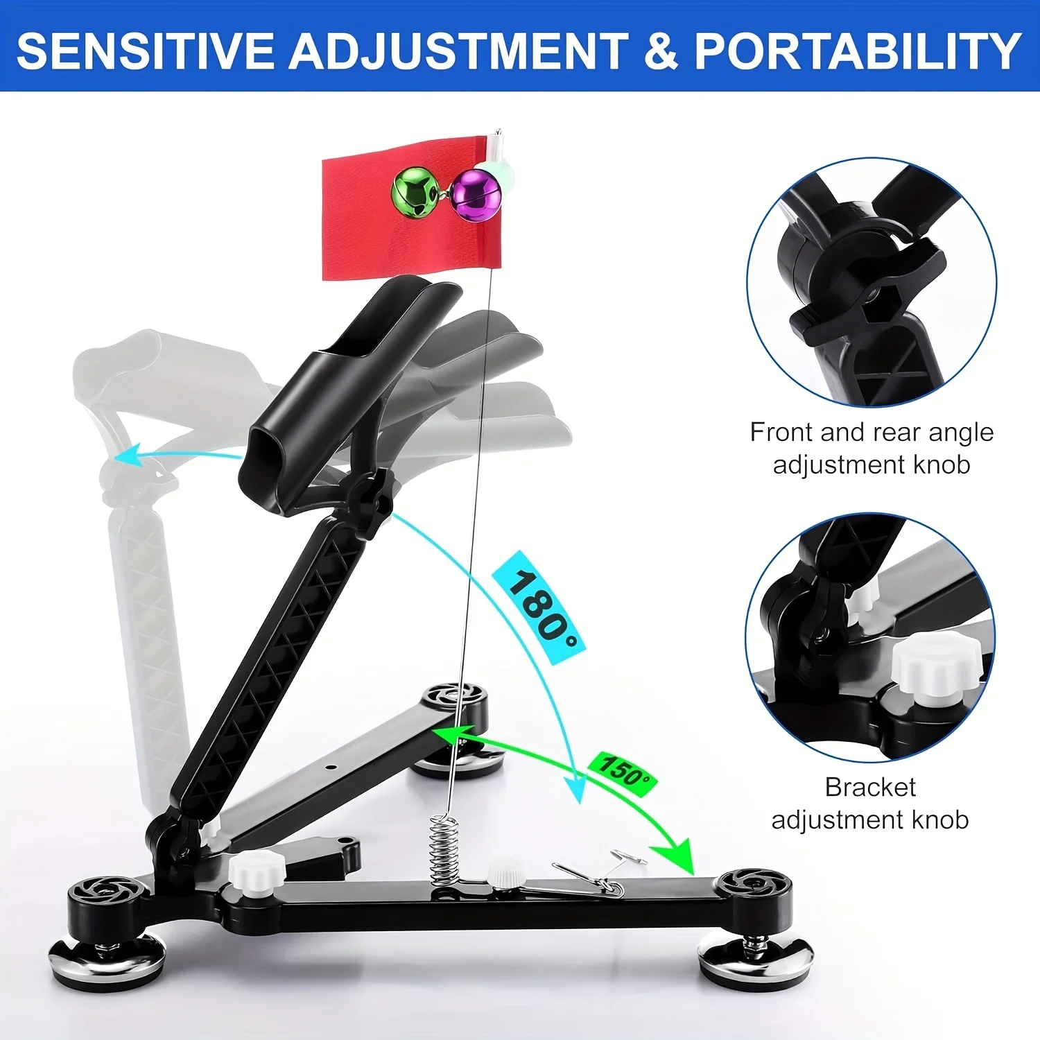 1set Ice Fishing Rod Holder -  - Fishing Rod Ice ulasan dan harga